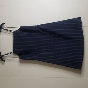 GB Girls Black Pin Stripe Sleeveless Mini Dress 14